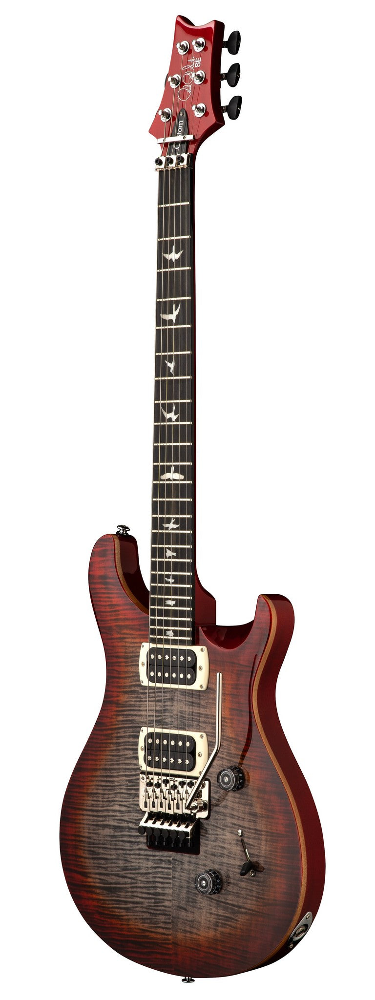 PRS GUITARS SE FLOYD CUSTOM 24 CHARCOAL CHERRY BURST