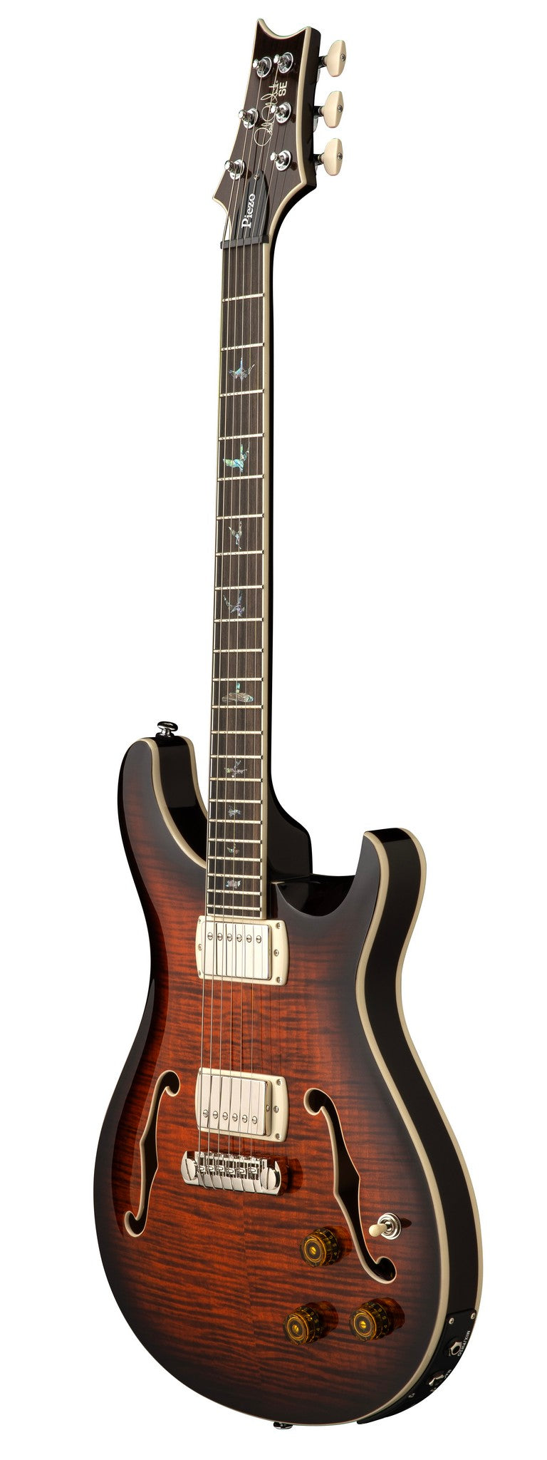 PRS GUITARS SE HB II PIEZO OB ORANGE TIGER SMOKEBURST