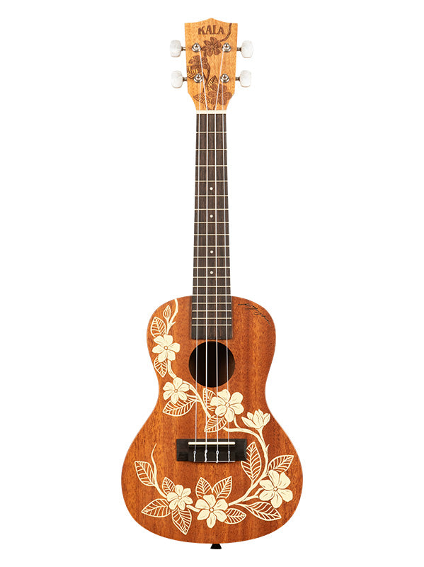 Maori - Gardenia Mahogany, Concert, livré avec housse motif Voyage