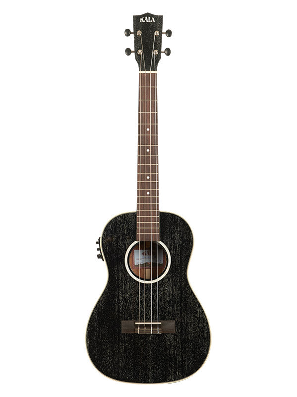 Kala Black Doghair Mahogany, Bariton électro-acoustique, livré avec housse, livré avec housse