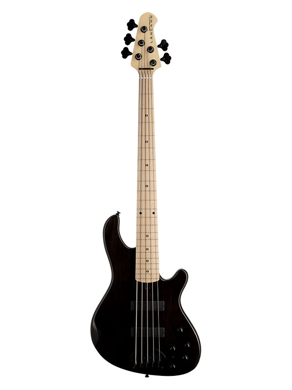 Lakland Skyline 55-OS, 5 cordes - Translucent Black, Touche érable