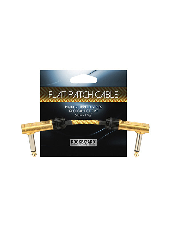 Patch plat - 5 cm - Vintage Tweed