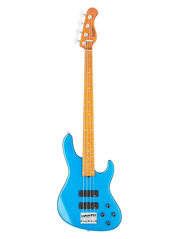 Metroexpress, Modern Bass, 4 cordes, 24 frettes - Ocean Blue Metallic,Maple