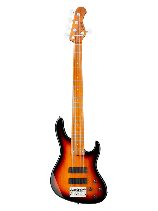 Metroexpress, Modern Bass, 5 cordes, 24 frettes - Tobacco Burst,Maple