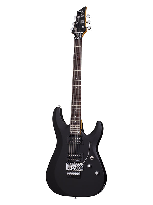 Schecter C-6 Deluxe Floyd Rose - Satin Black