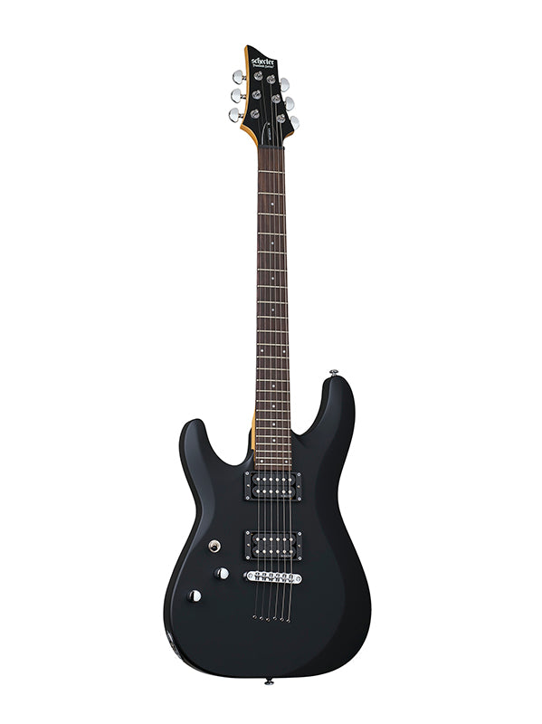 Schecter C-6 Deluxe, gaucher - Satin Black