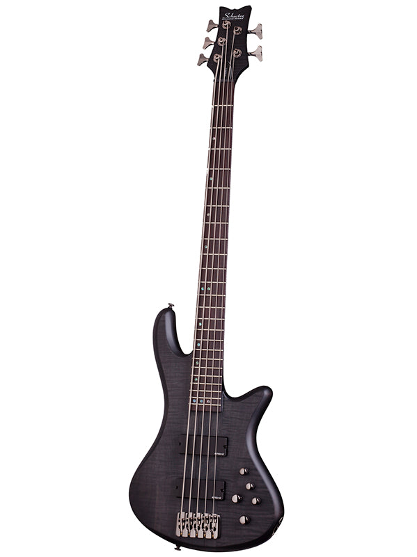 Schecter Stiletto Studio 5 - See Thru Black Satin