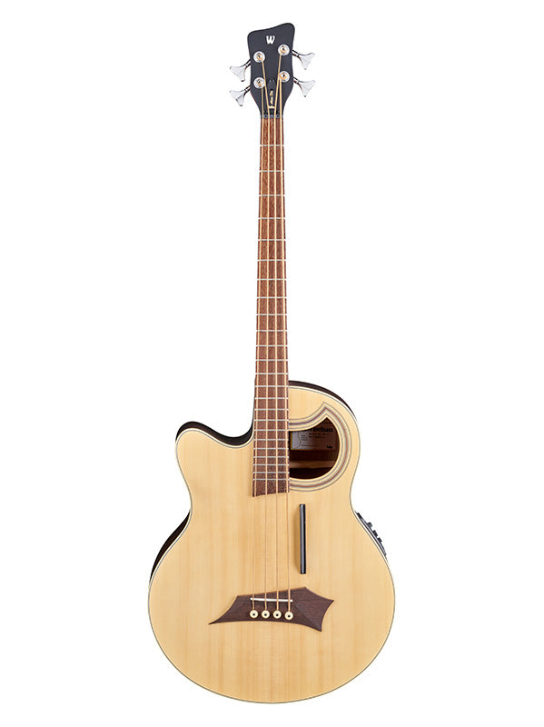 Warwick RockBass RockBass Alien DeLuxe 4, gaucher - Natural Satin