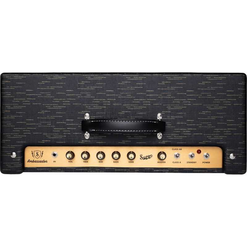 Supro Ambassador Black Gold Scandia