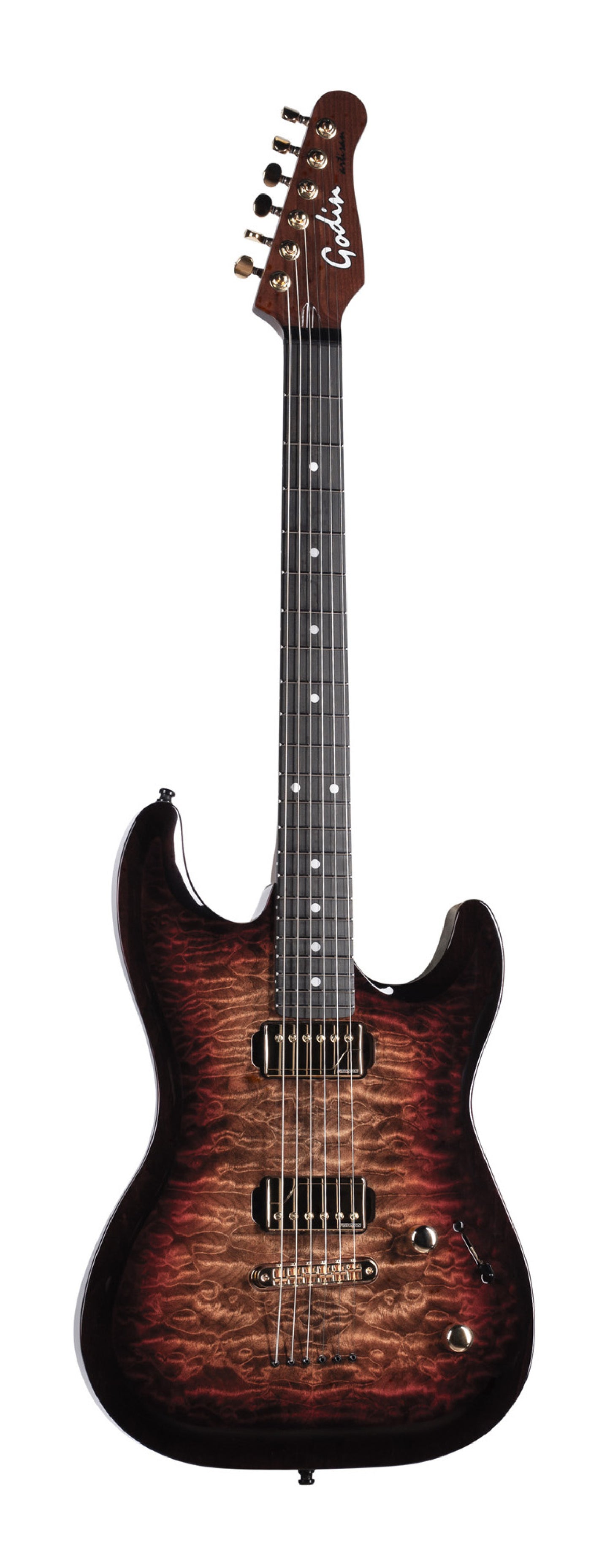 GODIN Artisan ST-II Whiskeyburst EN + Etui
