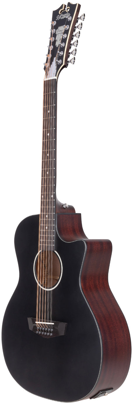 D'ANGELICO Premier Fulton LS Matte Black 12 cordes