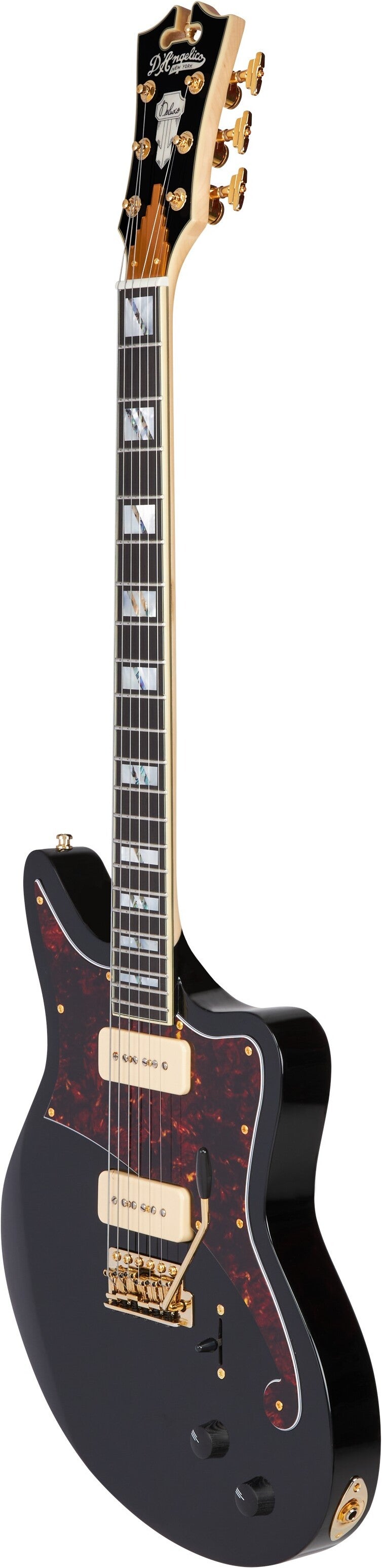 D'ANGELICO Deluxe Bedford Solid Black