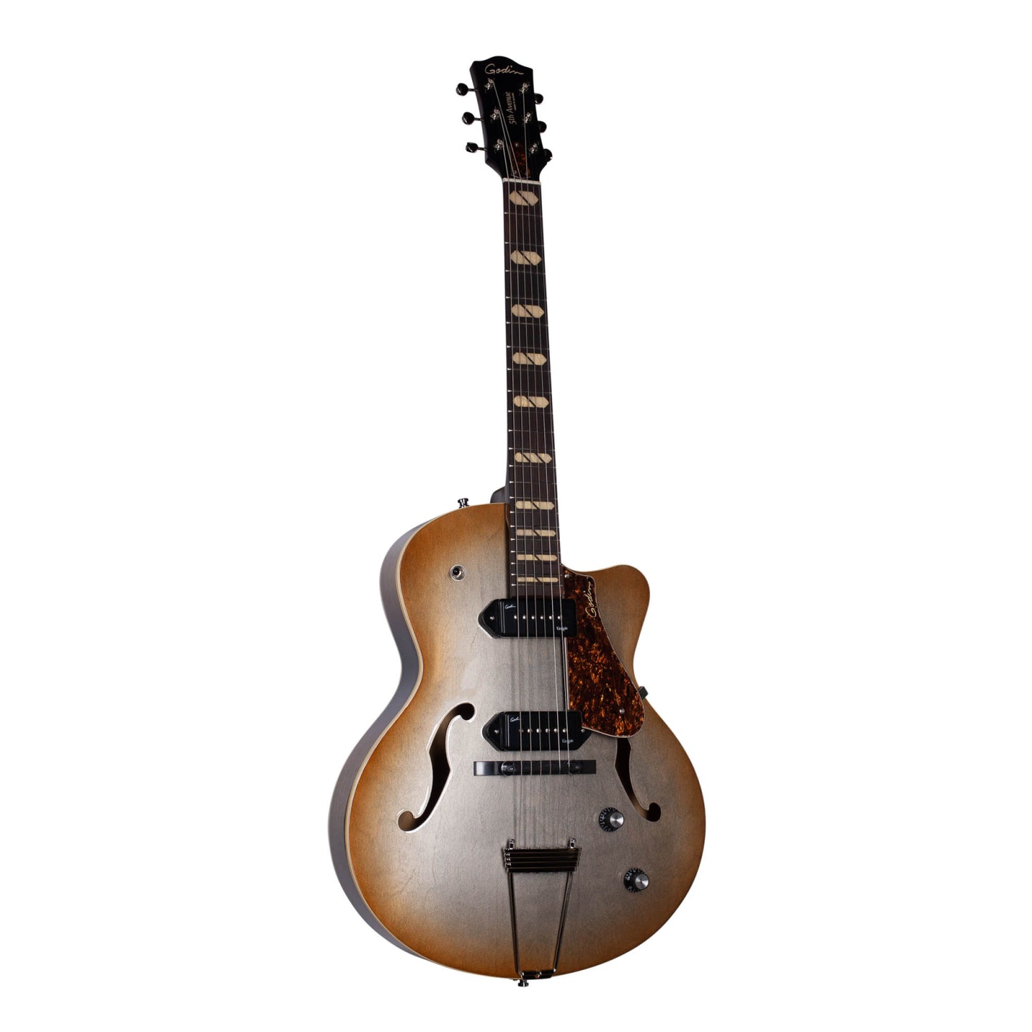 Godin 5th Avenue Kingpin II CW DLX Copper Burst HG with Bag