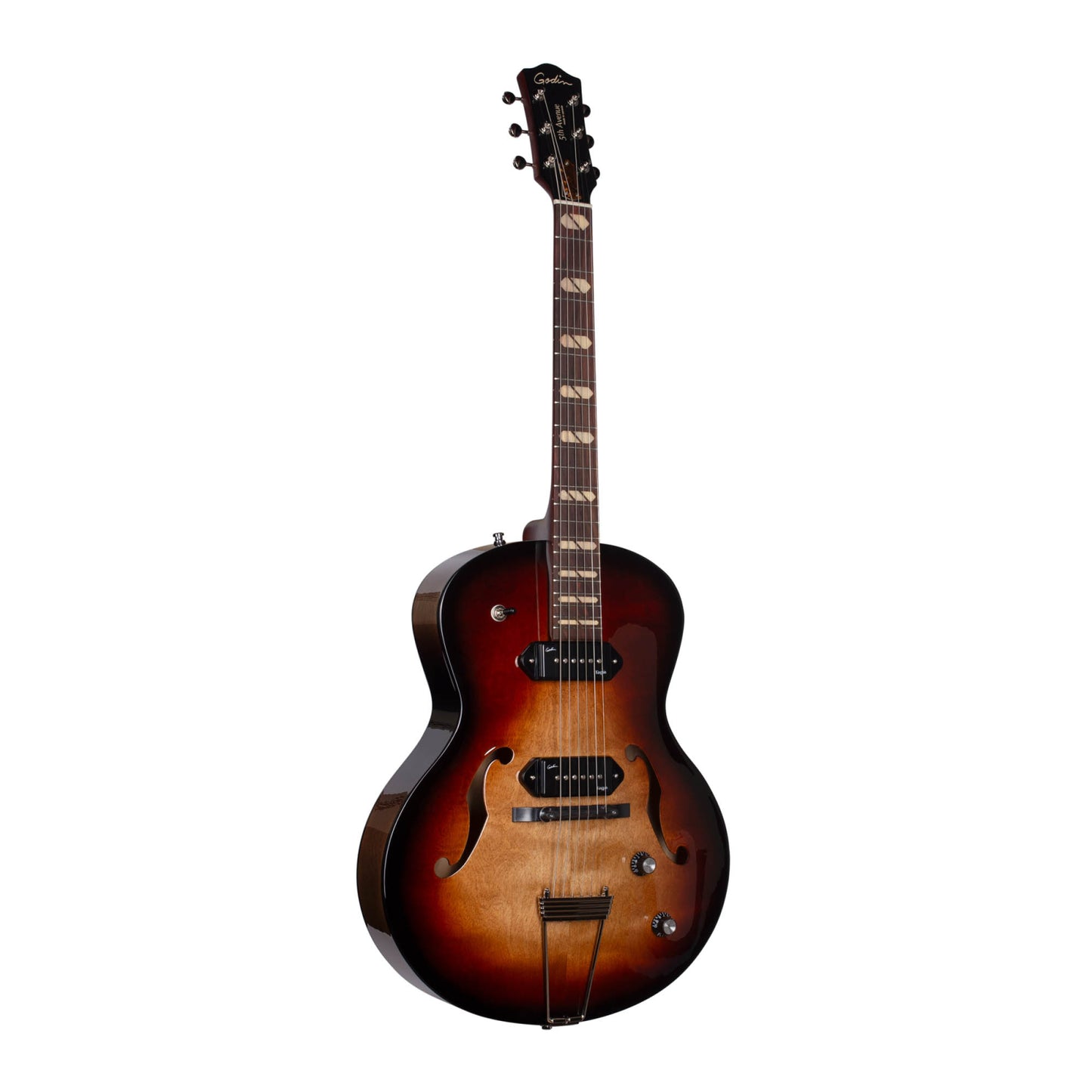 Godin 5th Avenue Kingpin II DLX Vintage Burst HG with Bag