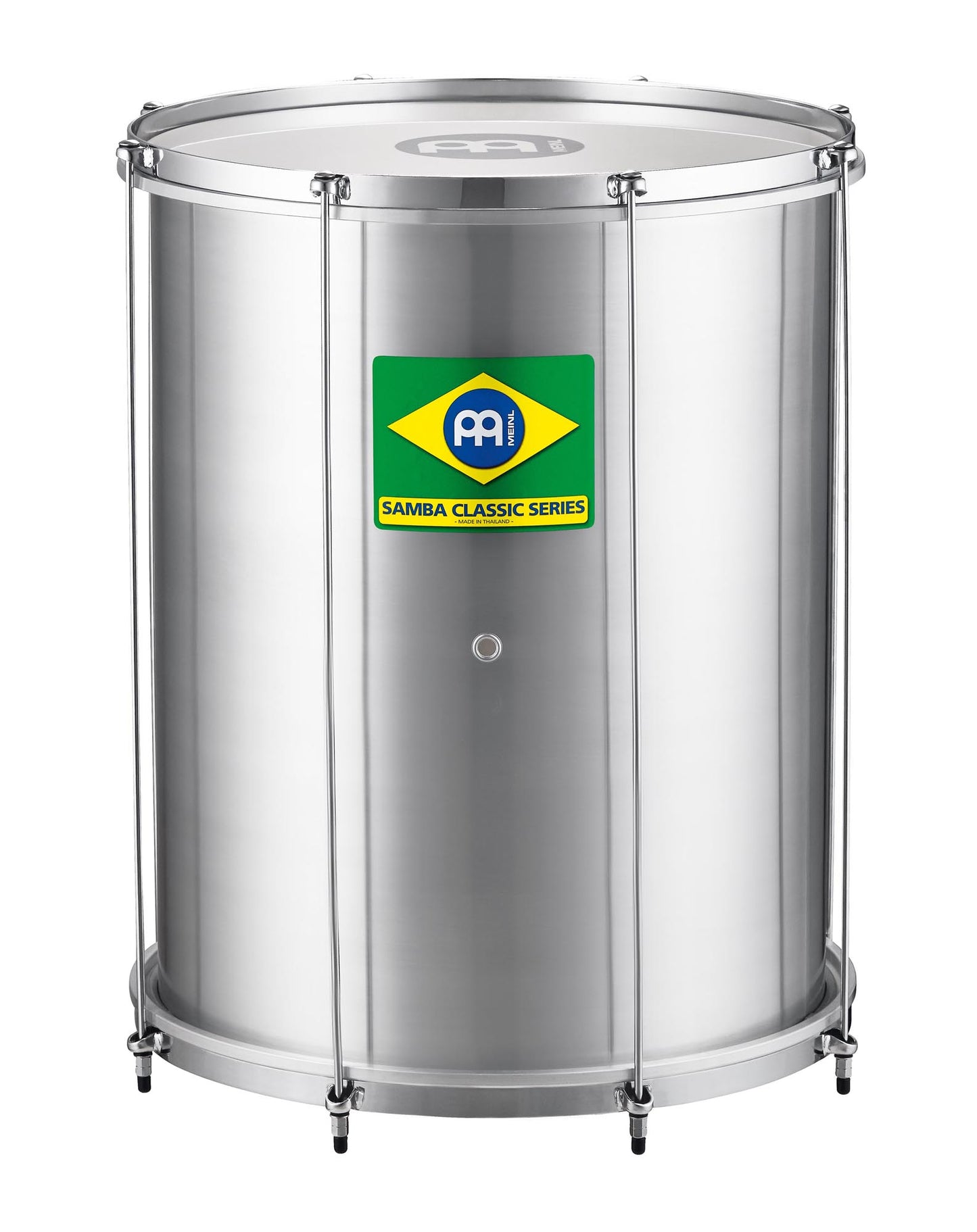 Surdo Classic 18 x 22", 8 tirants, fût en aluminium, peau synthétique, cercle et fût traditionnels, accastillage chromé