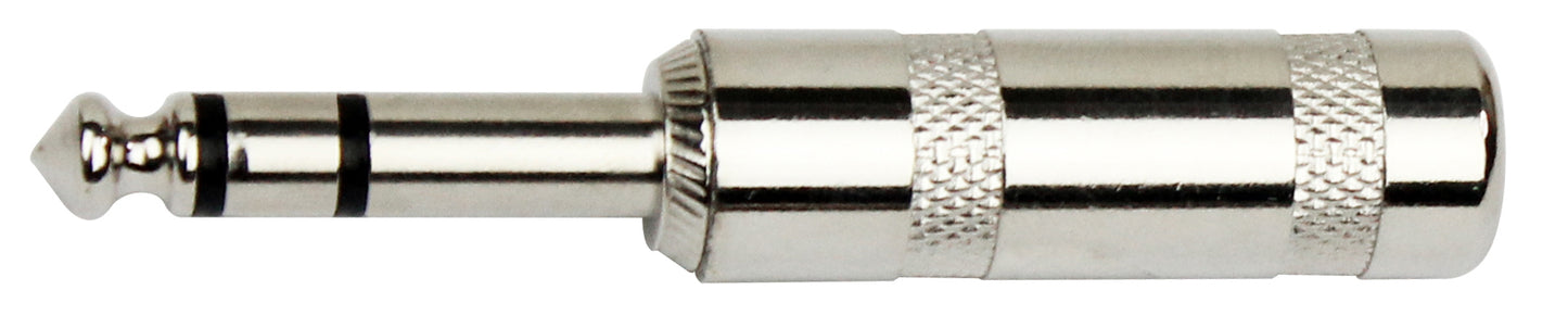 Pack de 2 fiches Jack mâle stéréo, nickel