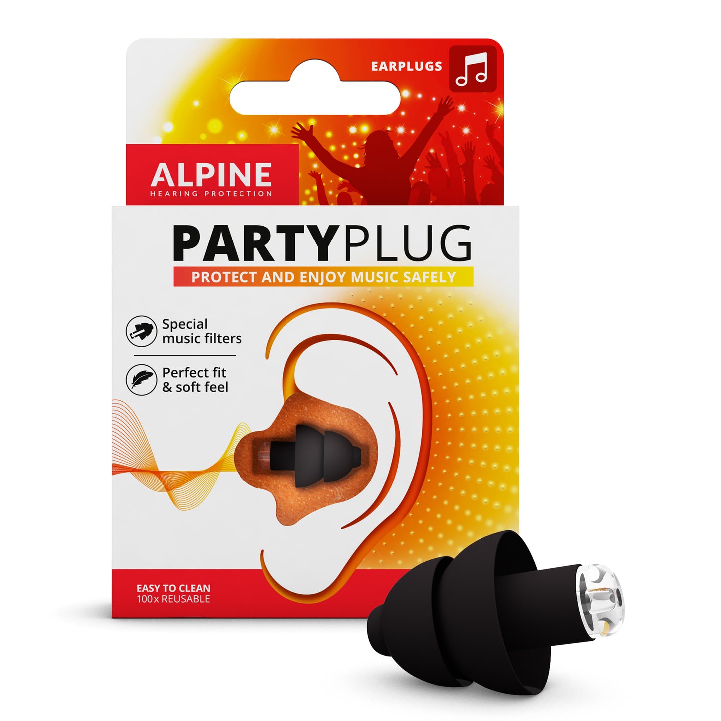 Alpine Bouchons Partyplug Noir