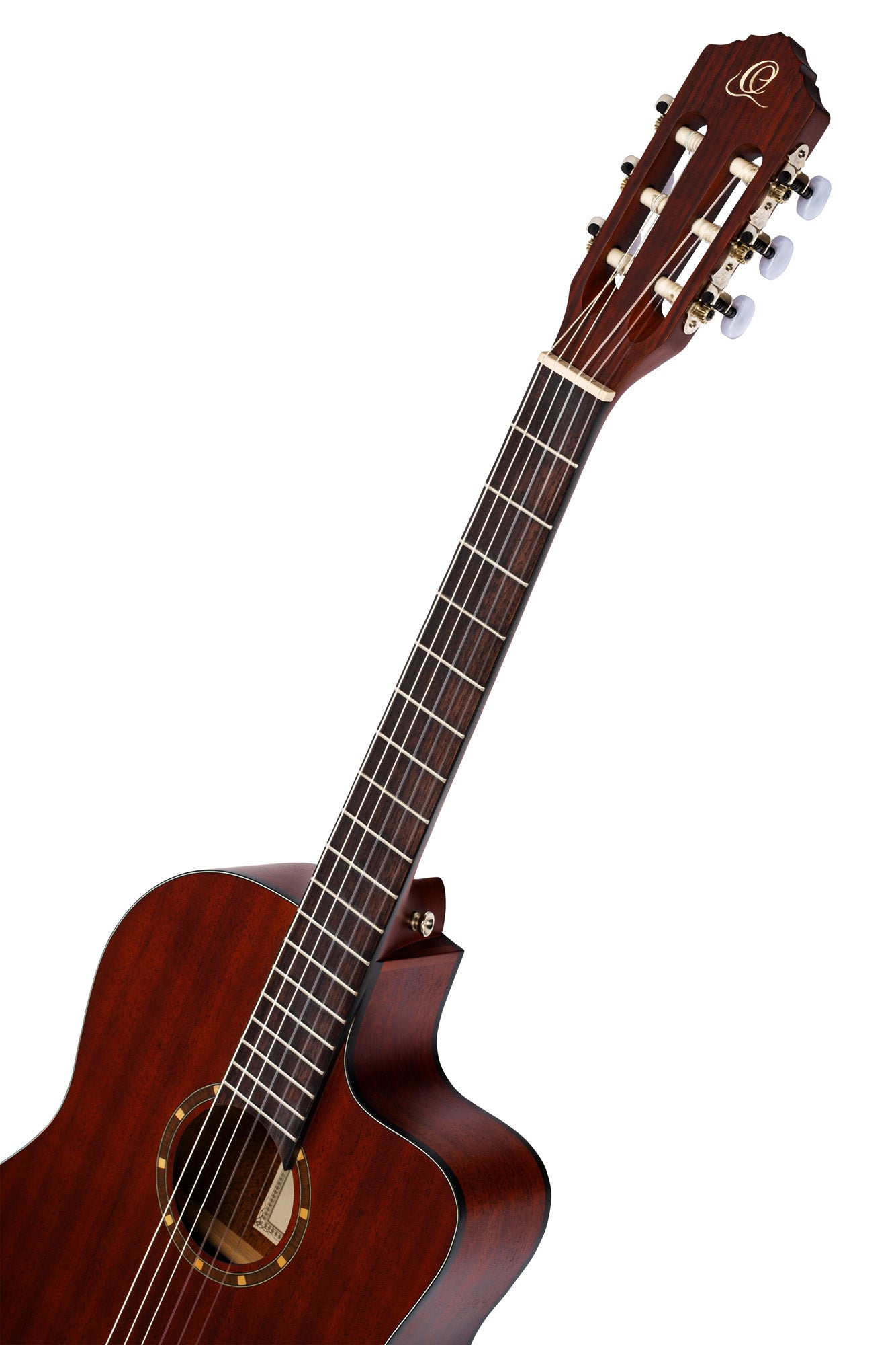 RCE125MMSN, Slim Neck, Thinline, pan coupé, EQ MagusPro, table acajou, f/e acajou, sillet 48 mm, housse, satiné pores ouverts