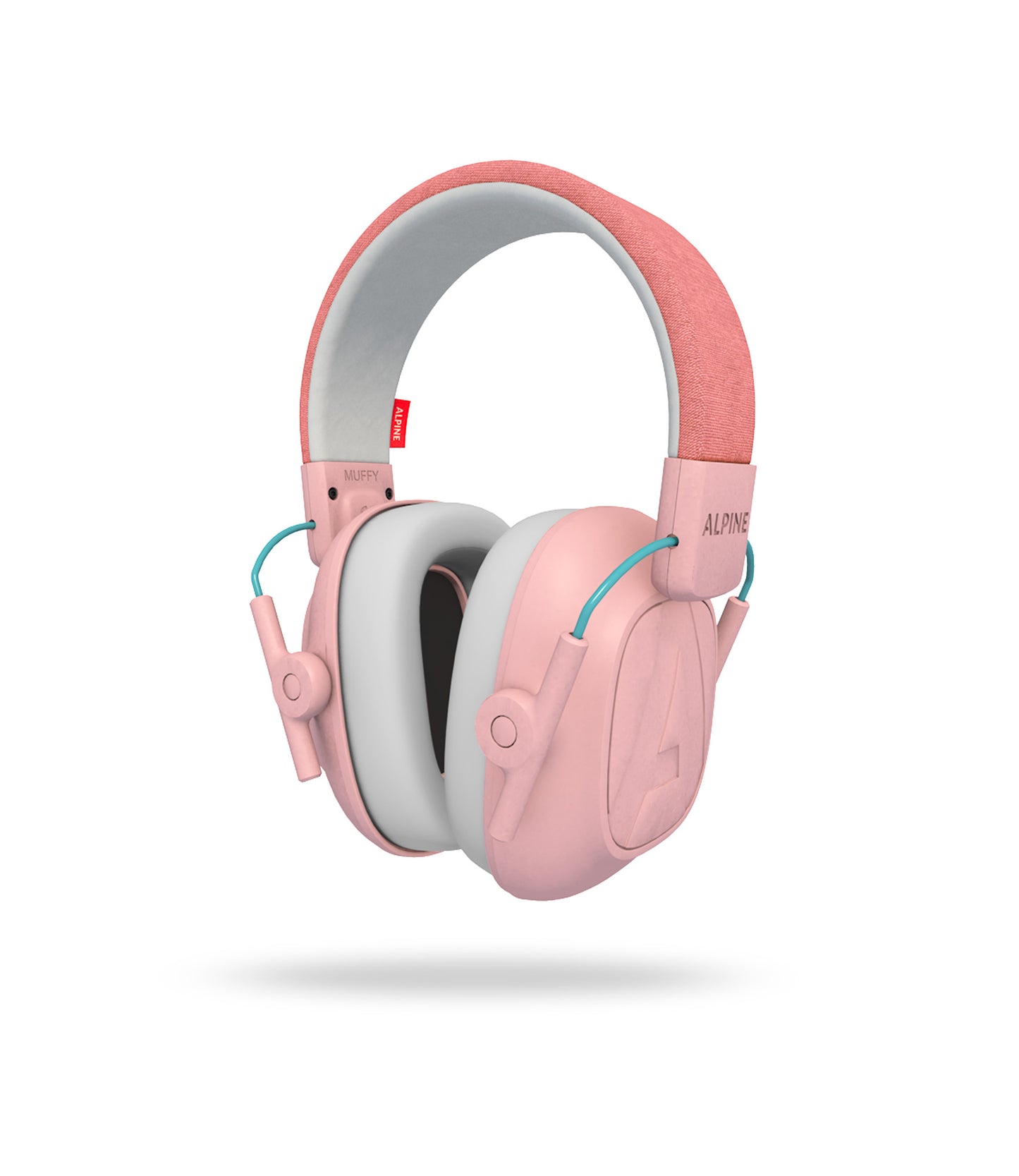 Muffy Kids, casque auditif conçu pour les enfants à partir de 5 ans, atténuation 25 dB, sac de transport, rose