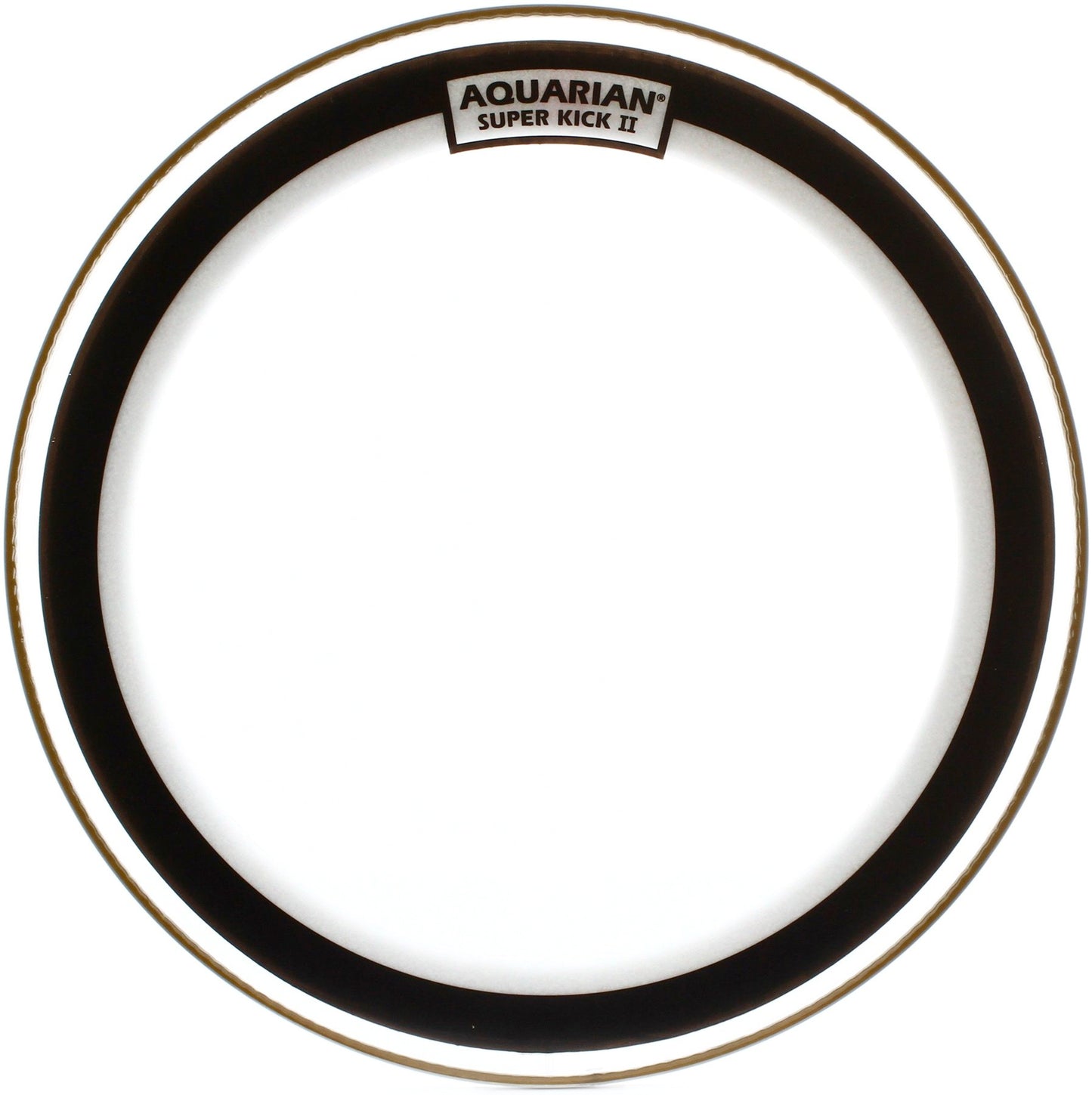 Peau Super-Kick II 20", 2 plis fins (0.18mm), atténuateur flottant, transparente