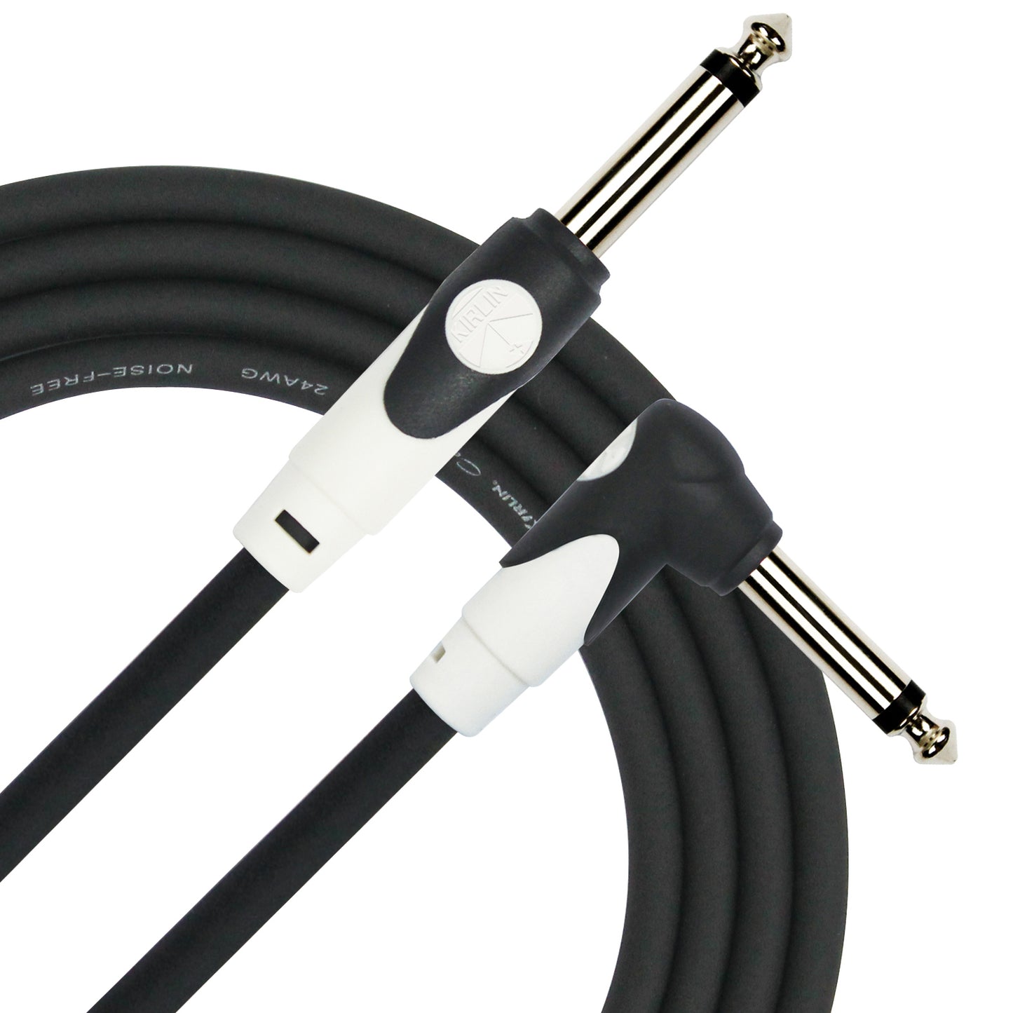 Câble instrument LIGHT GEAR Jack/Jack coudé, 3 mètres, noir