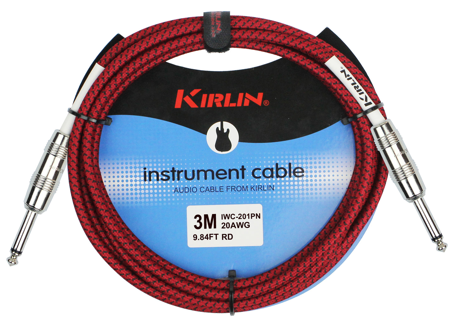 Câble instrument ENTRY PLUS Jack/Jack, 3 mètres, rouge