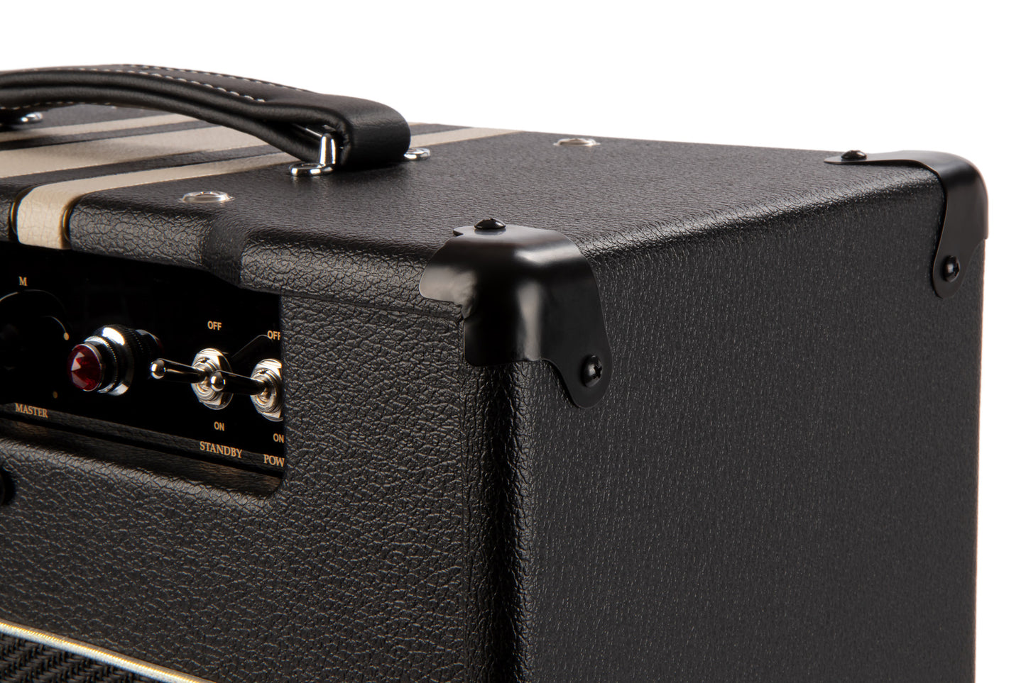 Ampli à lampes 15W, 1 x 12" Moollon G12-30M, préampli 3 x 12AX7, ampli 2 x EL84, boucle d'effet, poids: 17 kg, noir