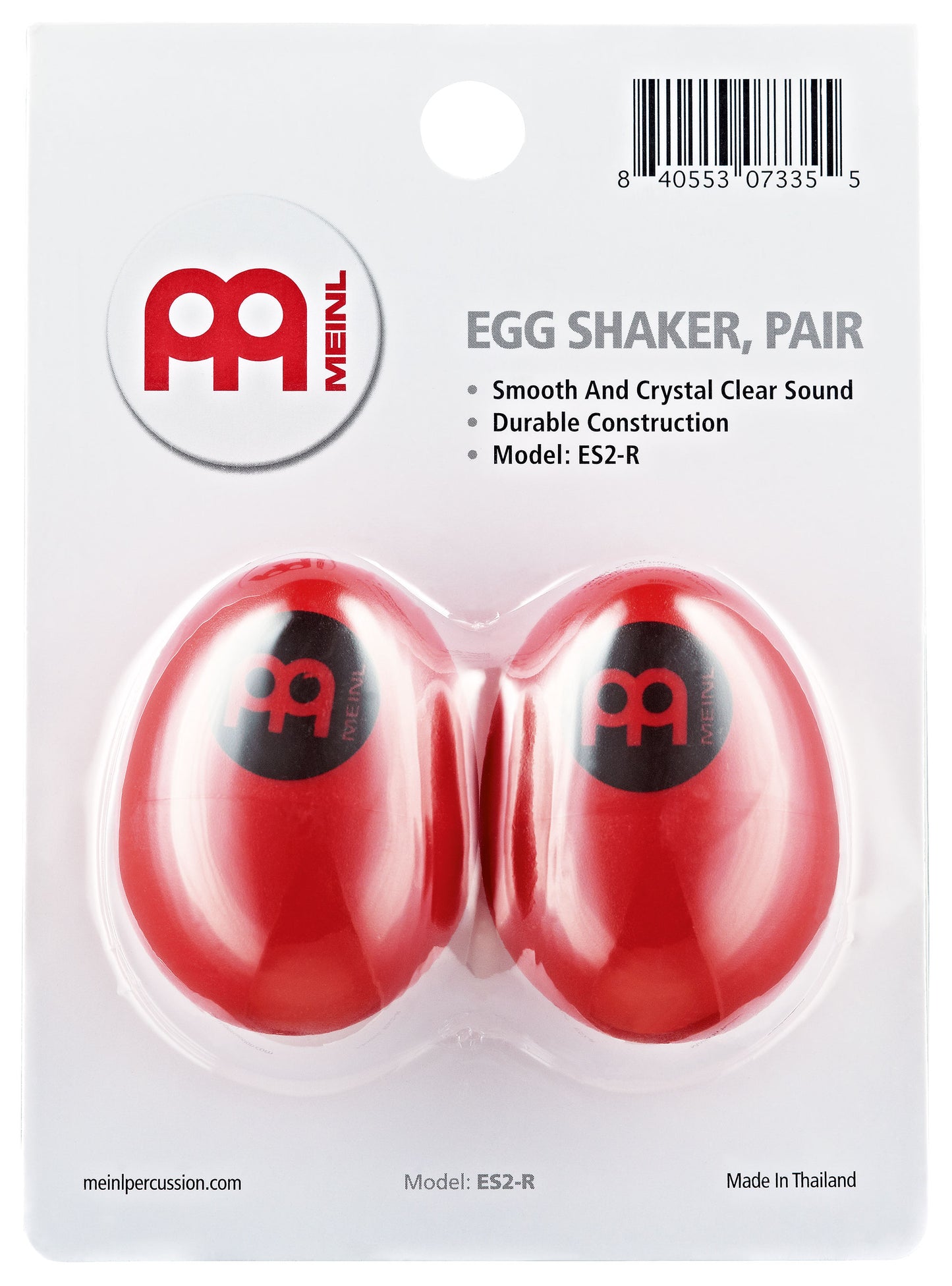 OEUF SHAKER MEINL ROUGE