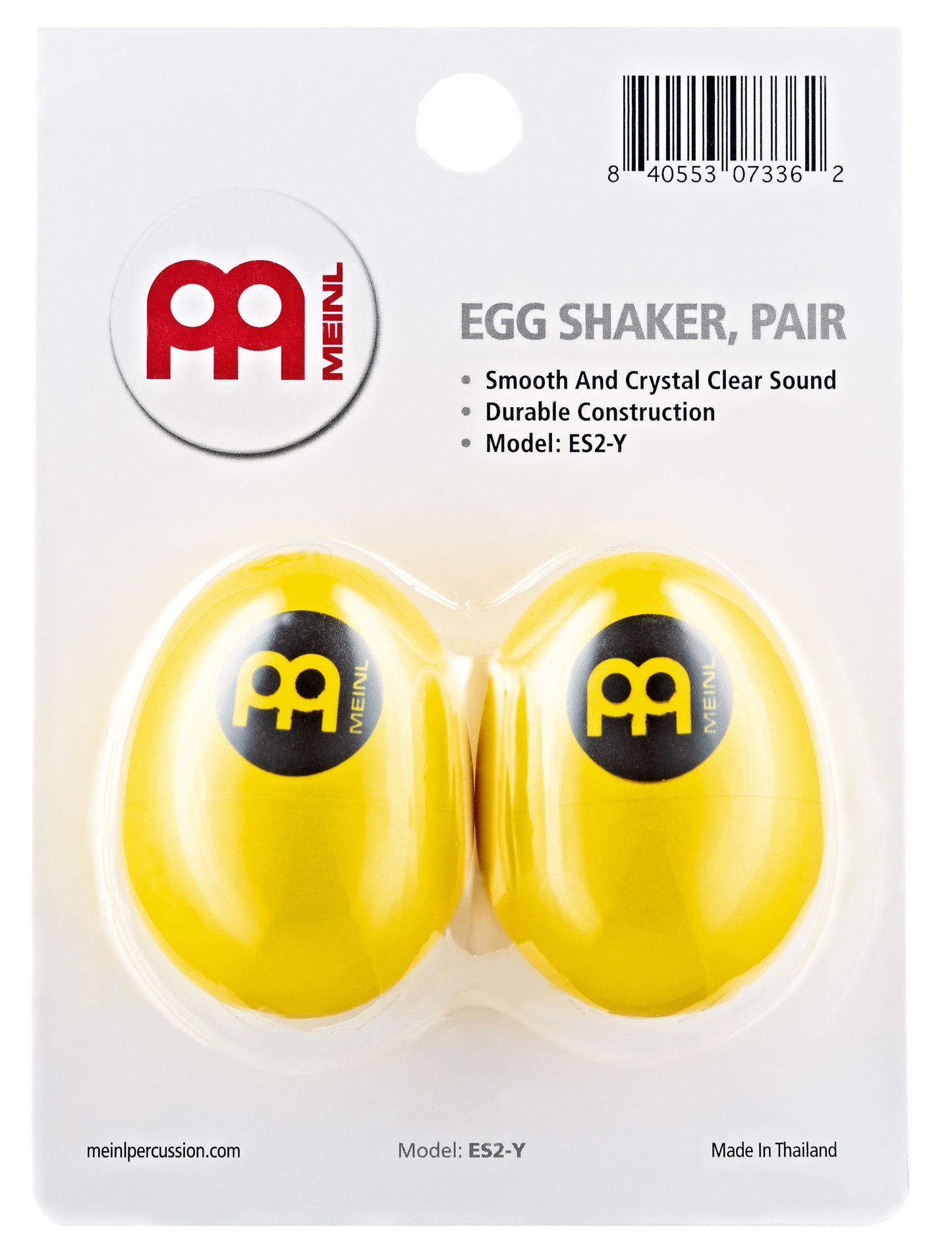 OEUF SHAKER MEINL JAUNE