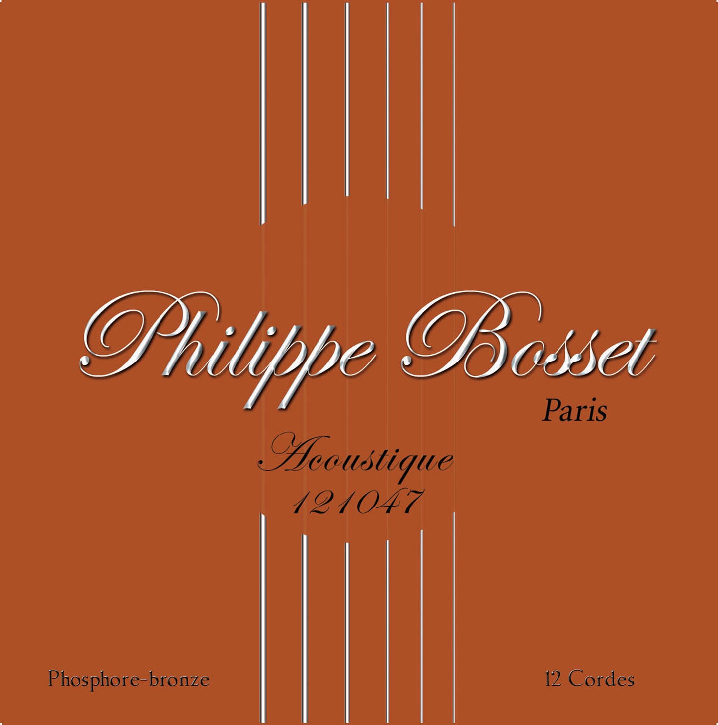 Jeu pour acoustique 12 cordes (10/10-14/14-23/9-30/12-37/20-47/25), phosphore bronze