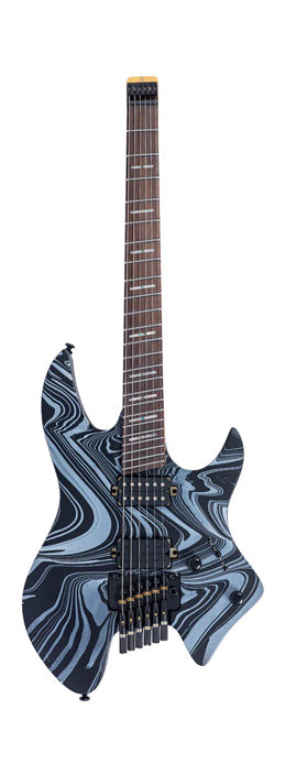 LARRY CARLTON X6 Headless 6 Black Swirl