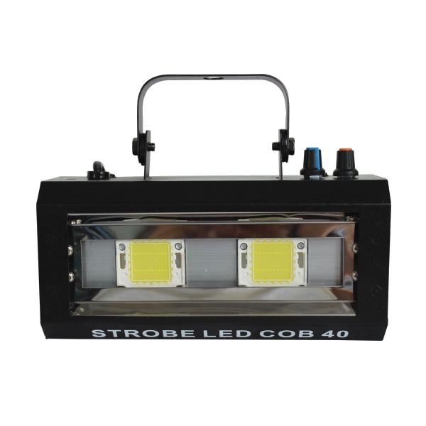 Power Lighting STROBE LED COB 40 Stroboscope 40W 2 LEDs Blanches
