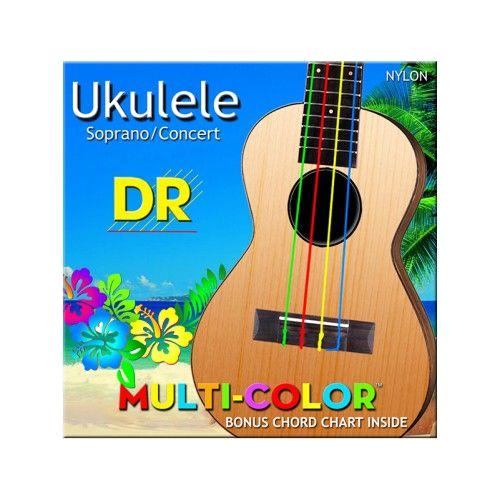 DR Strings Nylon Multi-Color UMCSC