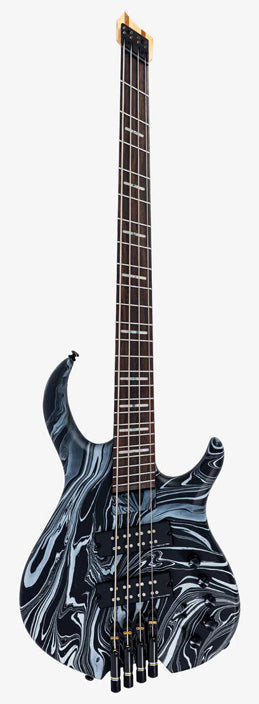 M. MILLER M6 Headless 4 Black Swirl