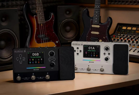 Mooer GE100 Pro vs GE100 Pro Li : quel multi-effets guitare choisir ?