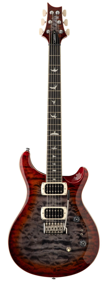 PRS GUITARS SE CUSTOM 24-08 QUILT CHARCOAL CHERRY BURST