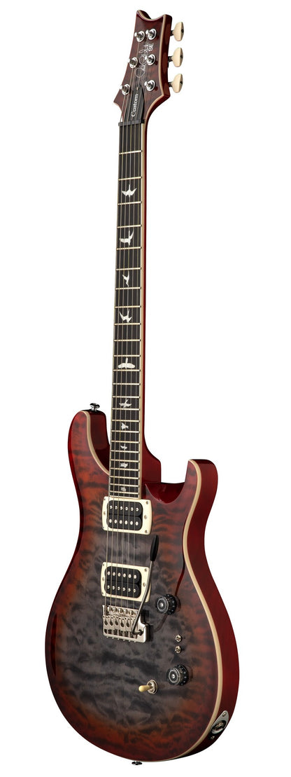 PRS GUITARS SE CUSTOM 24-08 QUILT CHARCOAL CHERRY BURST