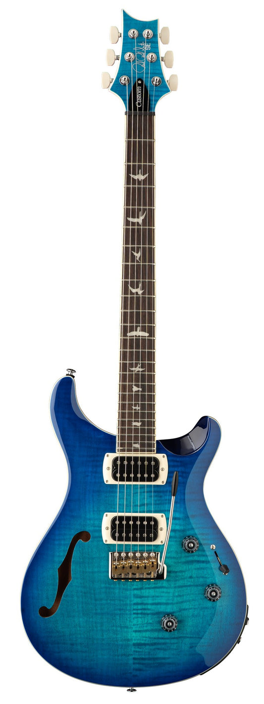 PRS SE CUSTOM 24 SEMI-HOLLOW PIEZO LAKE BLUE