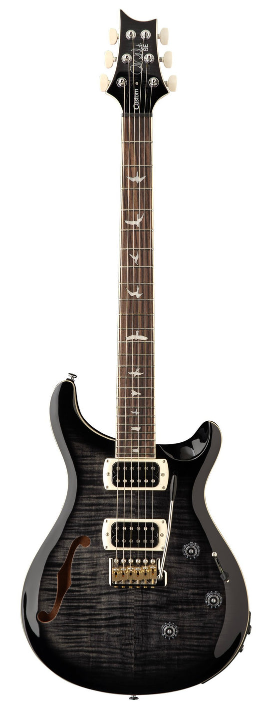 PRS SE CUSTOM 24 SEMI-HOLLOW PIEZO CHARCOAL BURST