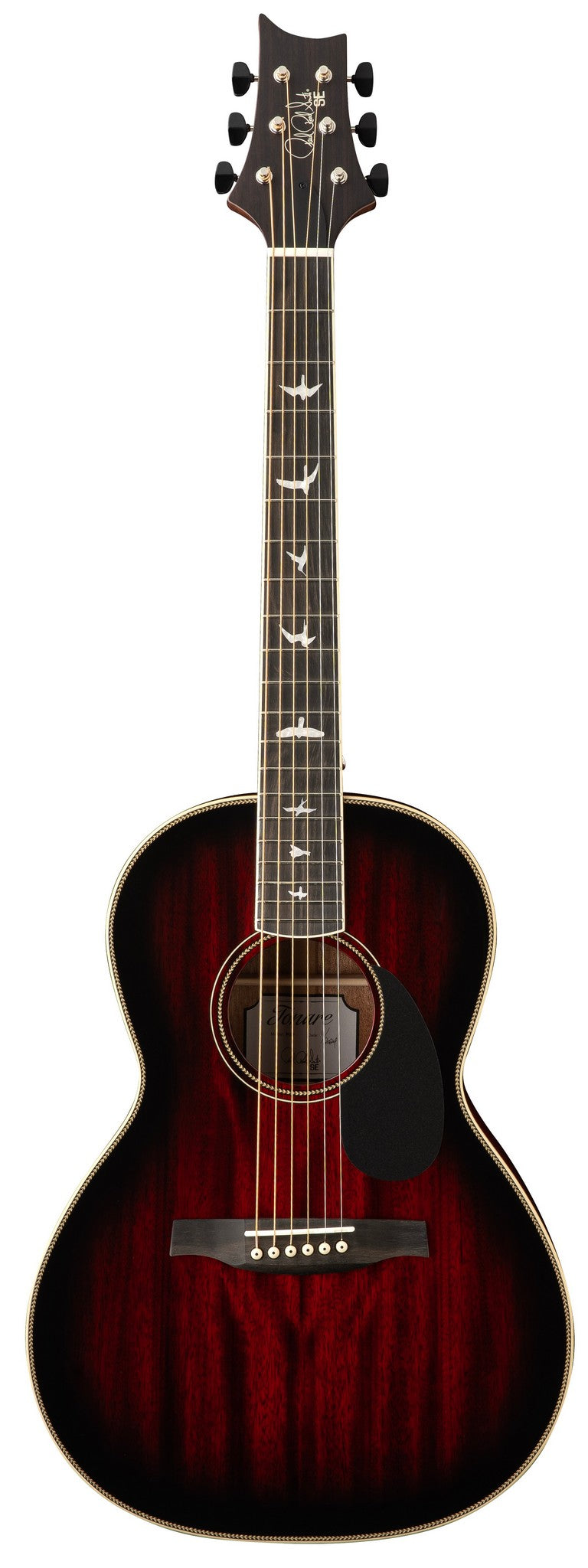 PRS GUITARS SE PARLOR 20 PIEZO FG FIRE RED BURST