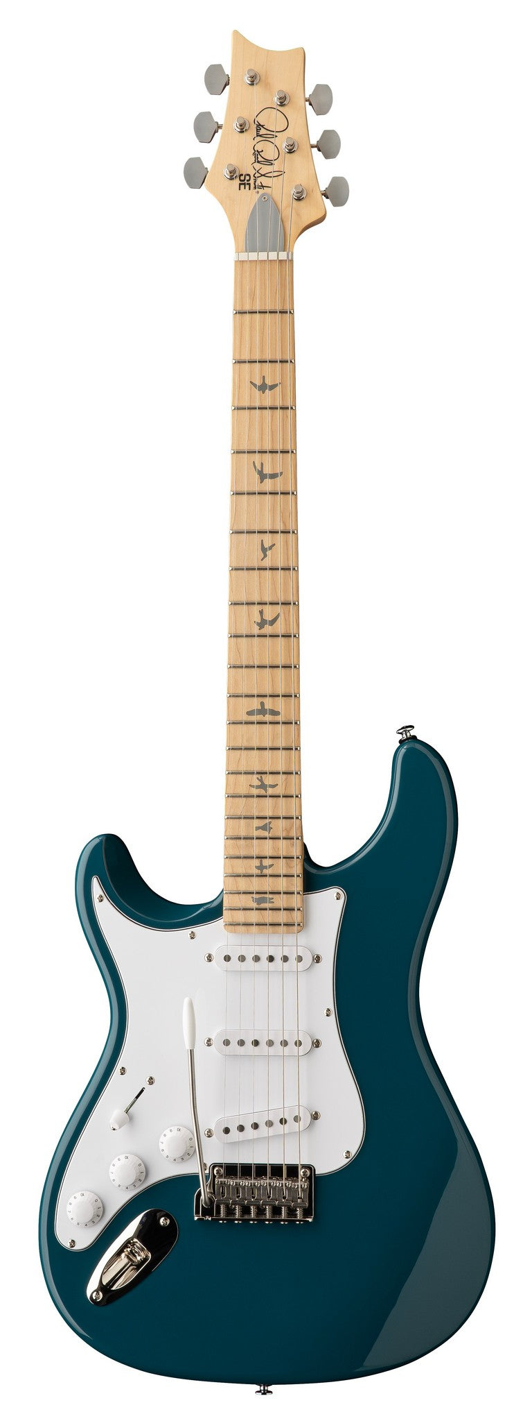 PRS GUITARS SE SILVER SKY MAPLE LH NYLON BLUE