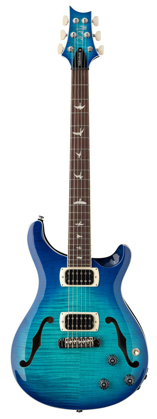 PRS SE FLAT BACK HB I PIEZO LAKE BLUE