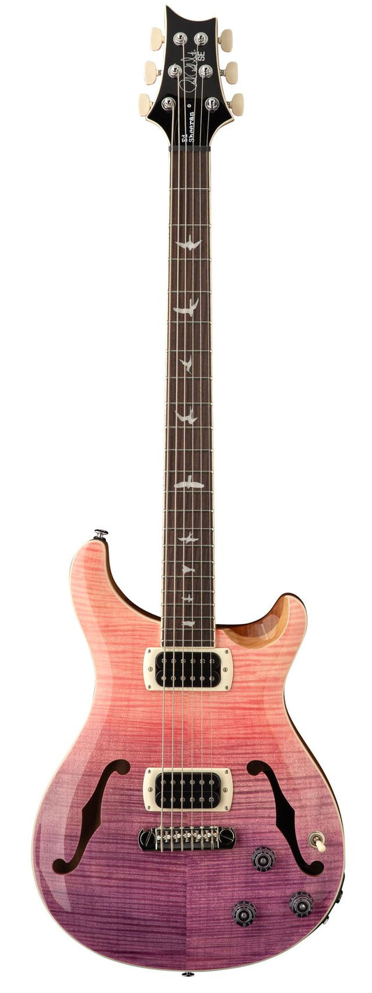 PRS SE ED SHEERAN FLAT BACK HB I BARITONE PIEZO PINK OMBRE