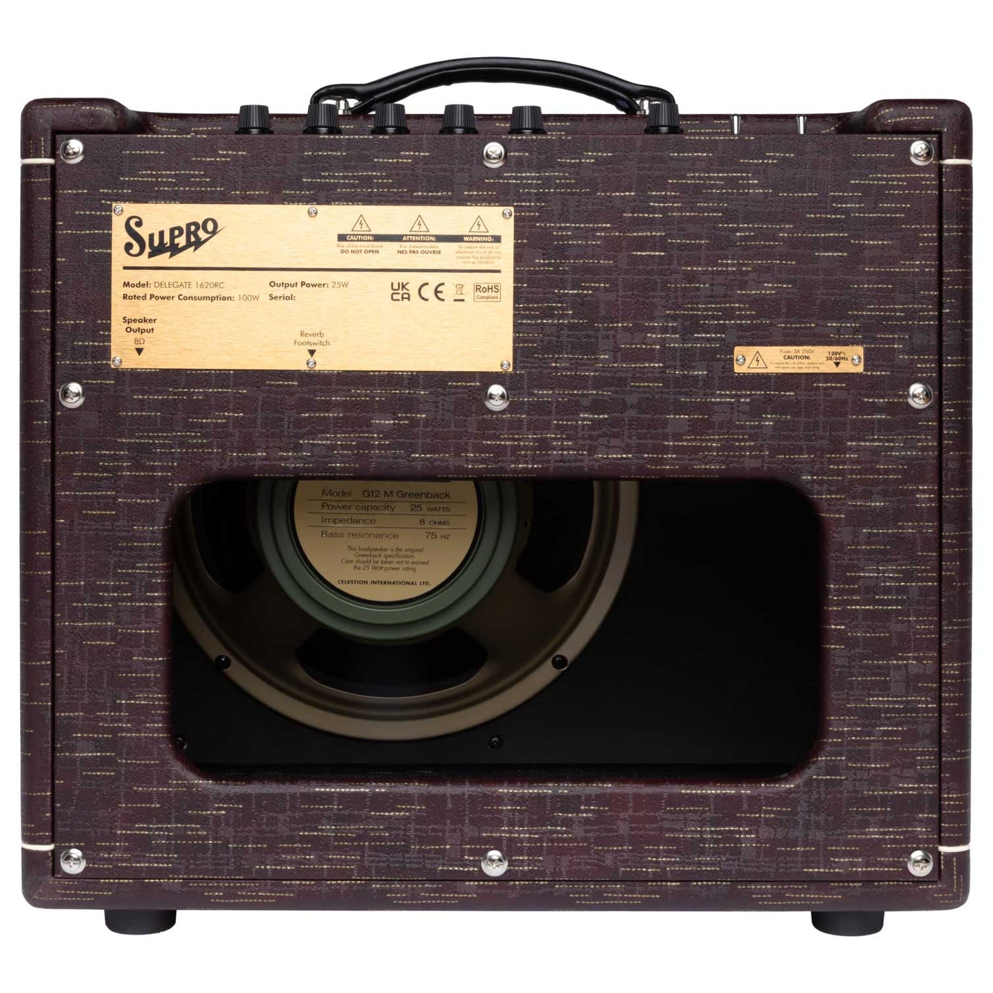 Supro Delegate Burgundy Gold Scandia