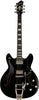 Hagstrom Tremar Viking Deluxe Black