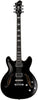Hagstrom Viking Deluxe Baritone Black