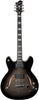 Hagstrom Viking Deluxe Baritone Cosmic Black Burst