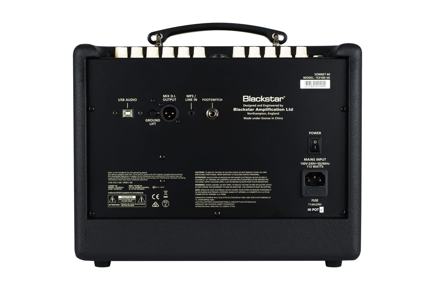 BLACKSTAR SONNET 60 BLACK