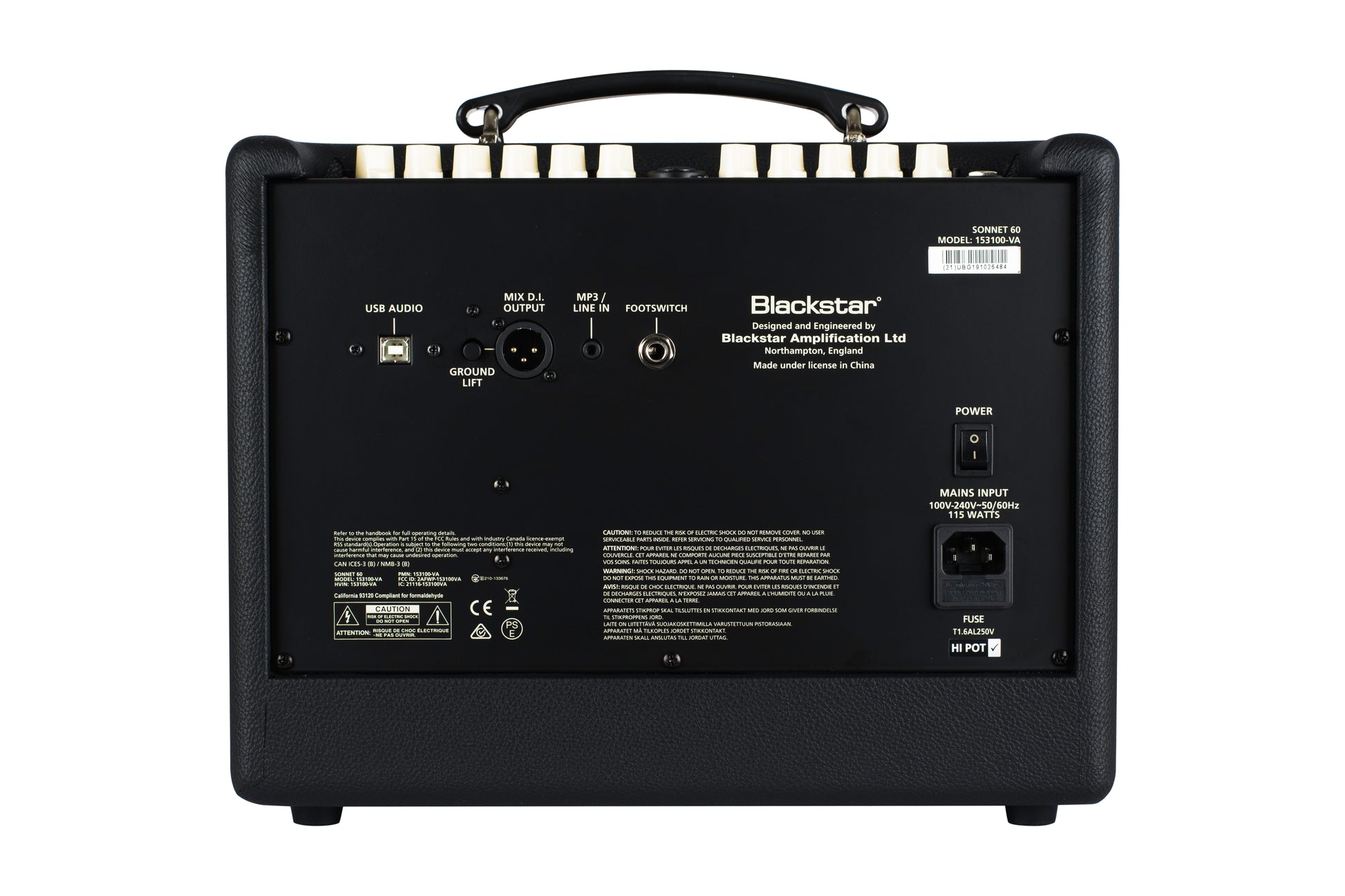 BLACKSTAR SONNET 60 BLACK