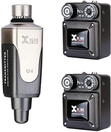 XVIVE U4R2 (1 ÉMETTEUR + 2 RECÉPTEURS) - POUR IN-EAR